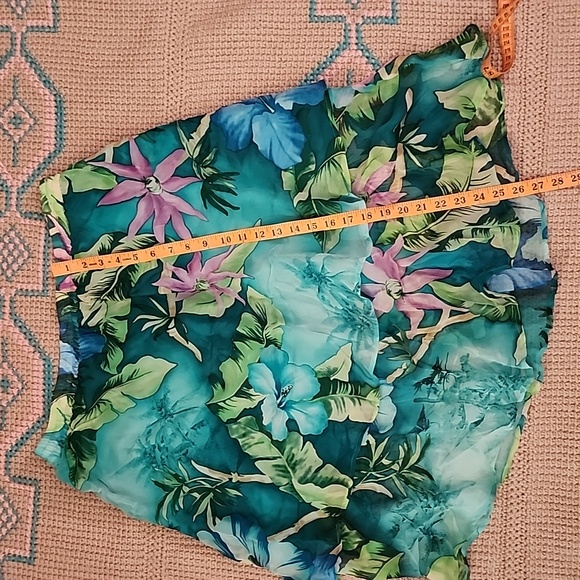 🔴 🔚🔜 SALE 💯 Silk VTG Dianne Gilman Midi Skirt - Picture 4 of 8